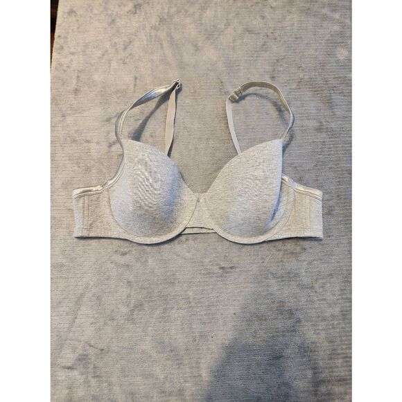 Cacique Size 44B Lightly Lined Tshirt Bra Gray - Picture 1 of 3